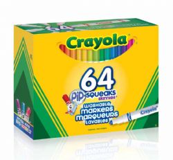 CRAYOLA - 64 CRAYONS PIP-SQUEAK SKINNIES